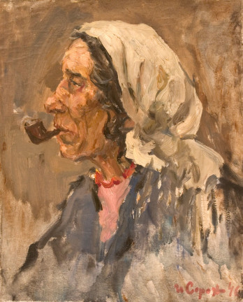 Gypsy with Pipe - Ivan Sorokin