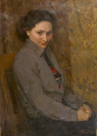 Portrait painting The Student - Oleg Chistyakov